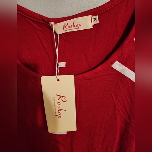 Roshop Red Racer Back Tank Top - Picture 3 of 5